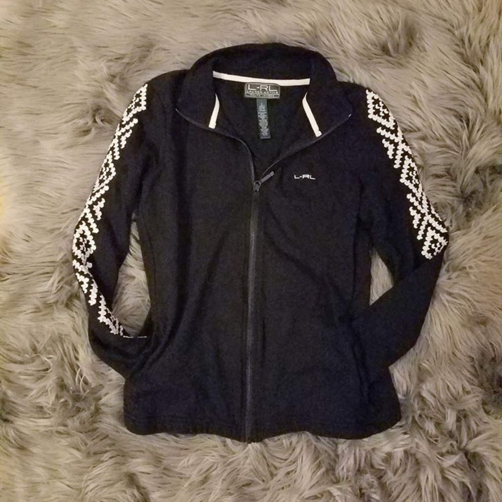 B2G1~! Ralph Lauren active jacket - Black EUC!